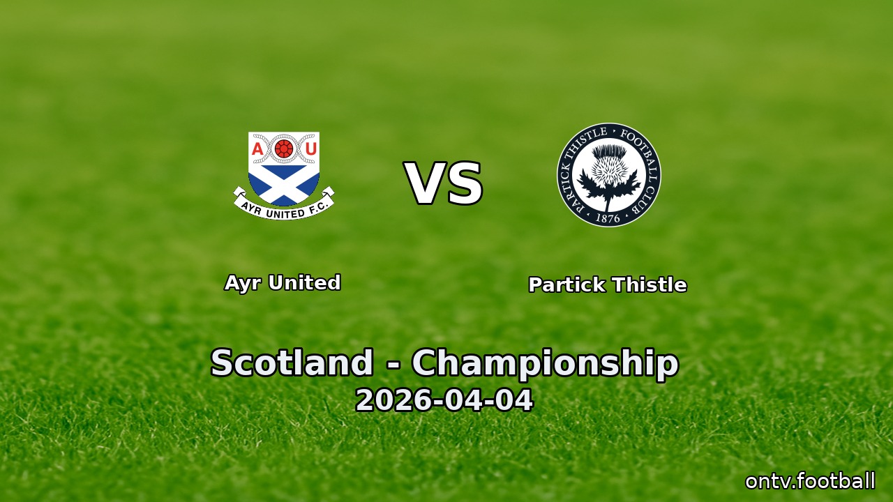 Ayr United vs Partick Thistle
