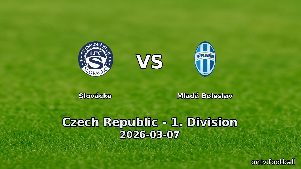 Slovácko vs Mladá Boleslav