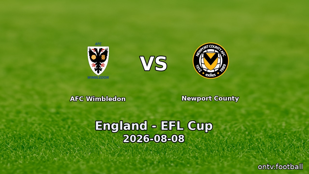 AFC Wimbledon vs Newport County