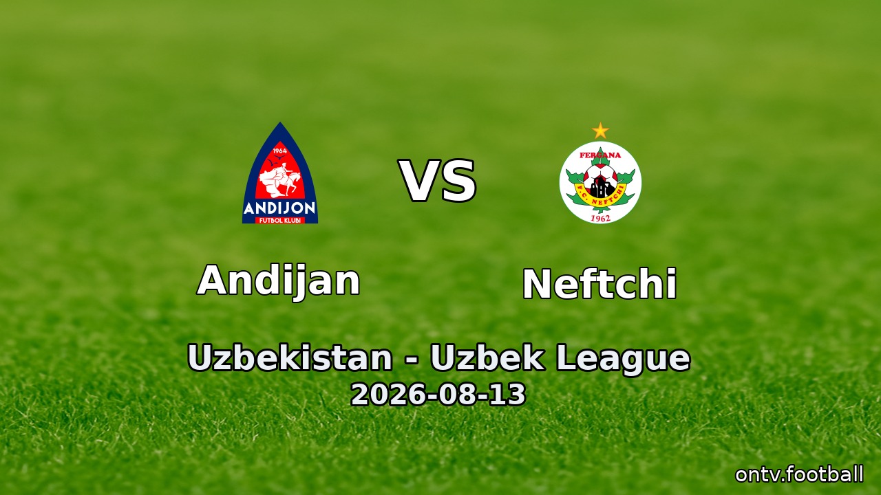Andijan vs Neftchi