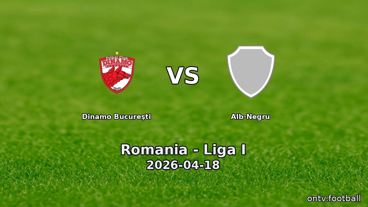 Dinamo Bucureşti vs Alb-Negru