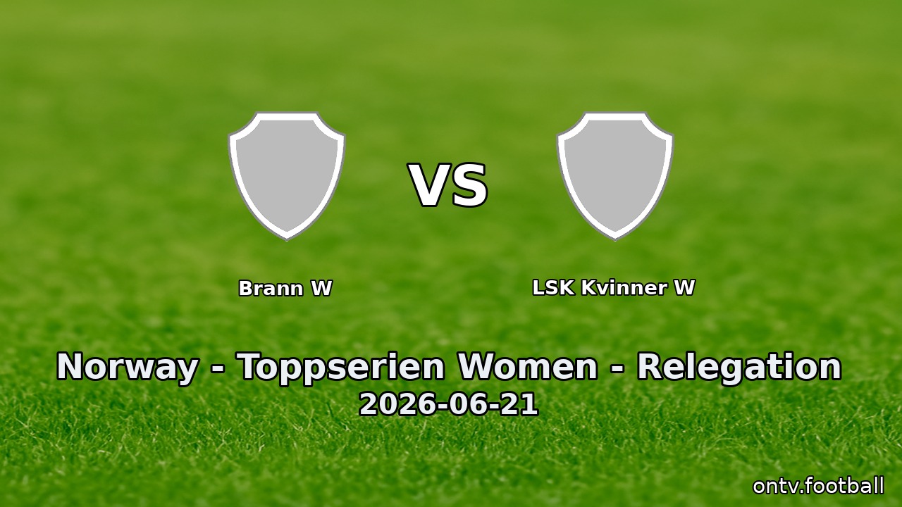 Brann W vs LSK Kvinner W