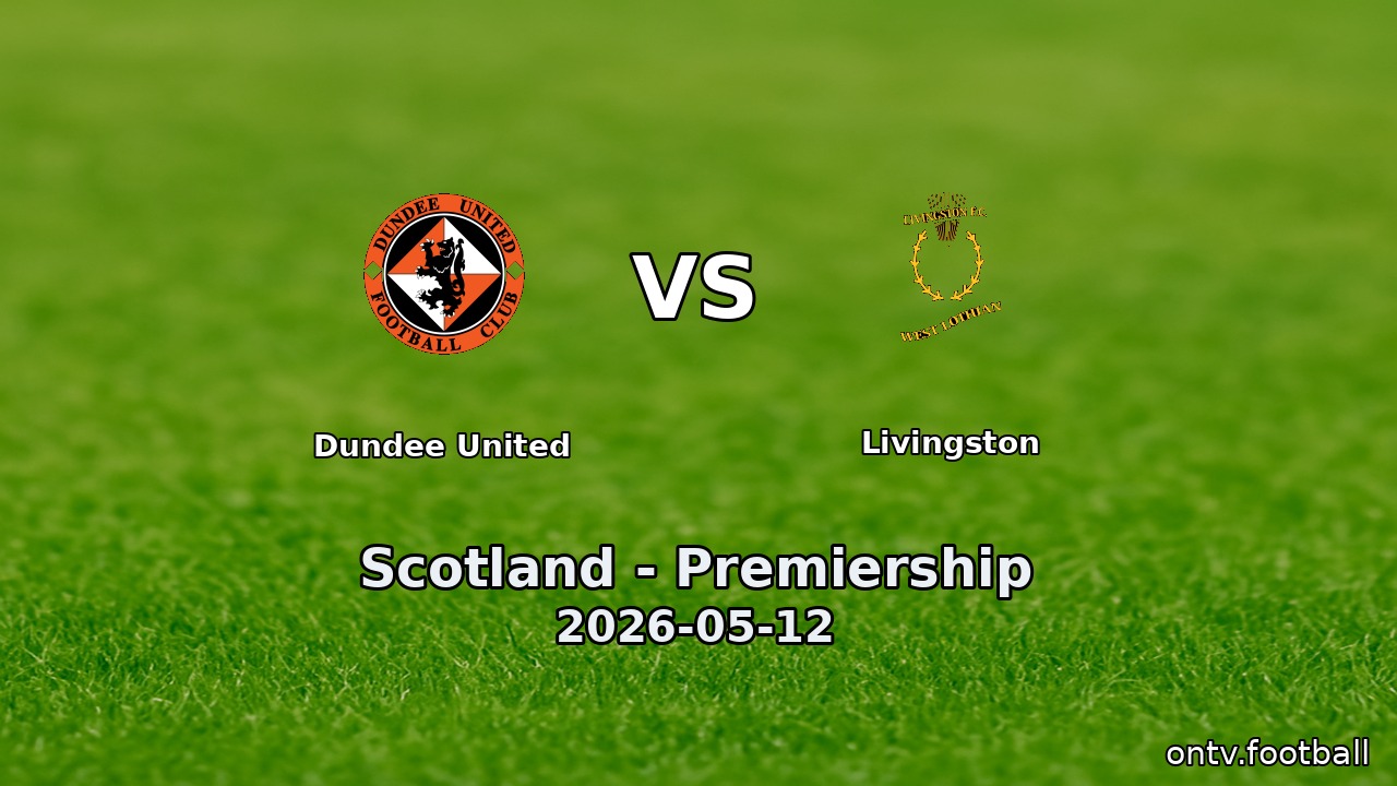Dundee United vs Livingston