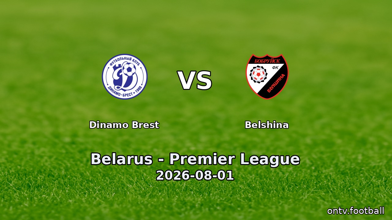 Dinamo Brest vs Belshina