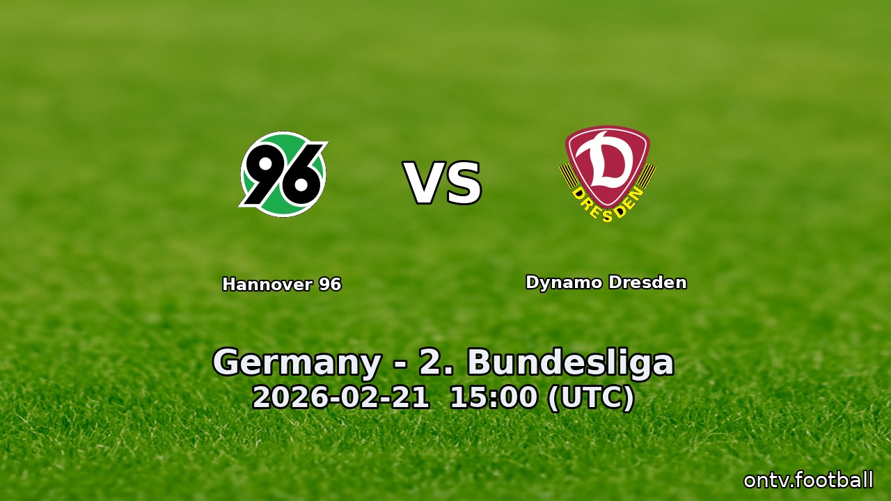 Hannover 96 vs Dynamo Dresden