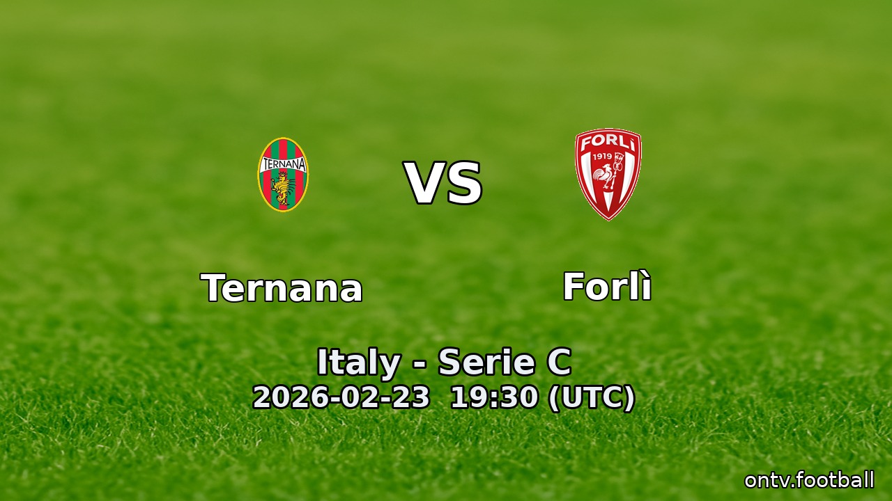 Ternana vs Forlì