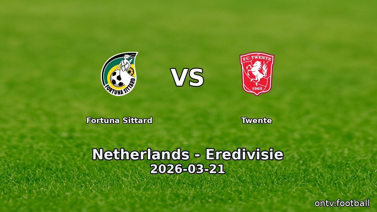 Fortuna Sittard vs Twente