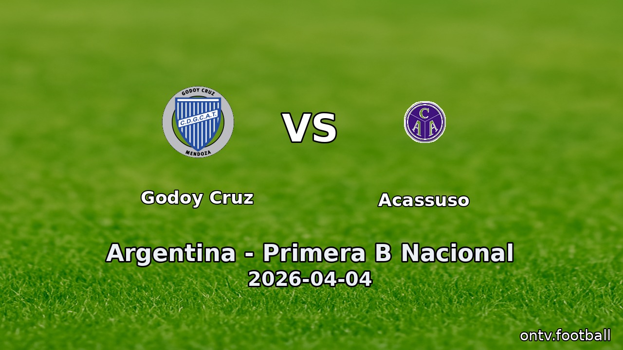 Godoy Cruz vs Acassuso