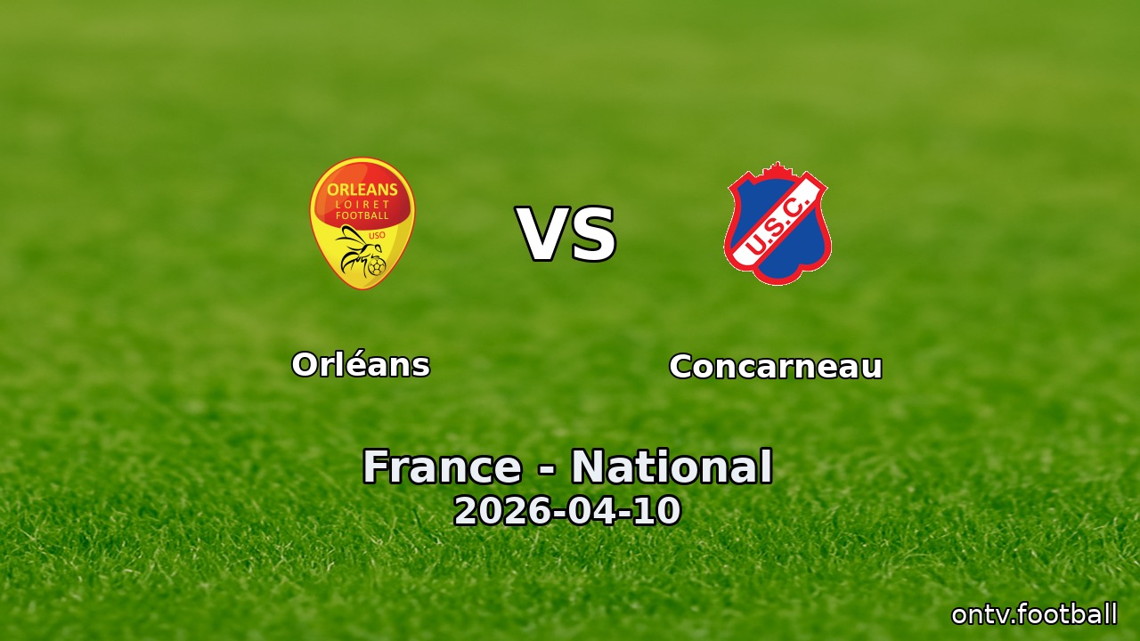 Orléans vs Concarneau