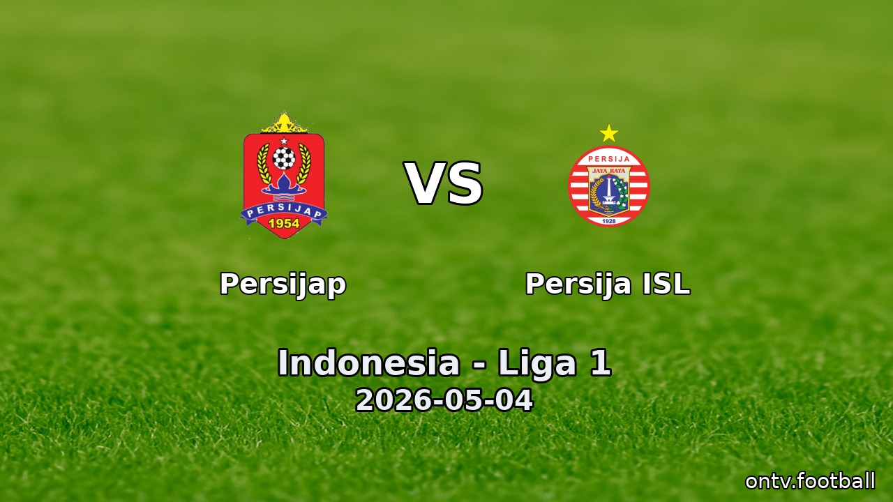Persijap vs Persija ISL