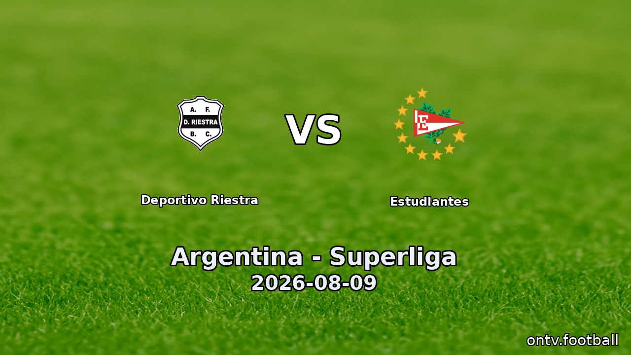 Deportivo Riestra vs Estudiantes