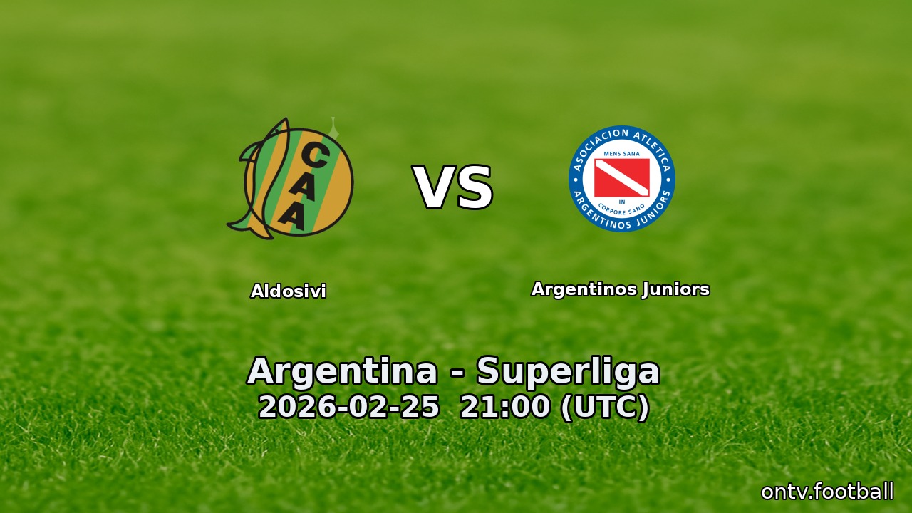 Aldosivi vs Argentinos Juniors
