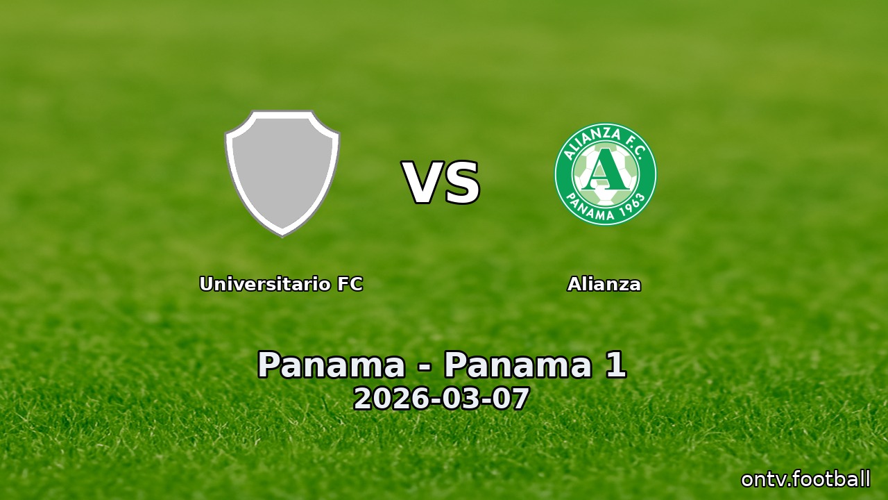 Universitario FC vs Alianza