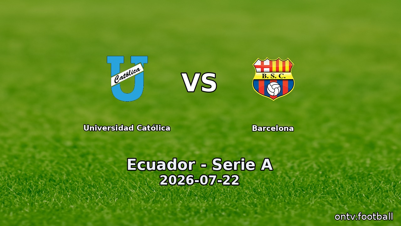 Universidad Católica vs Barcelona