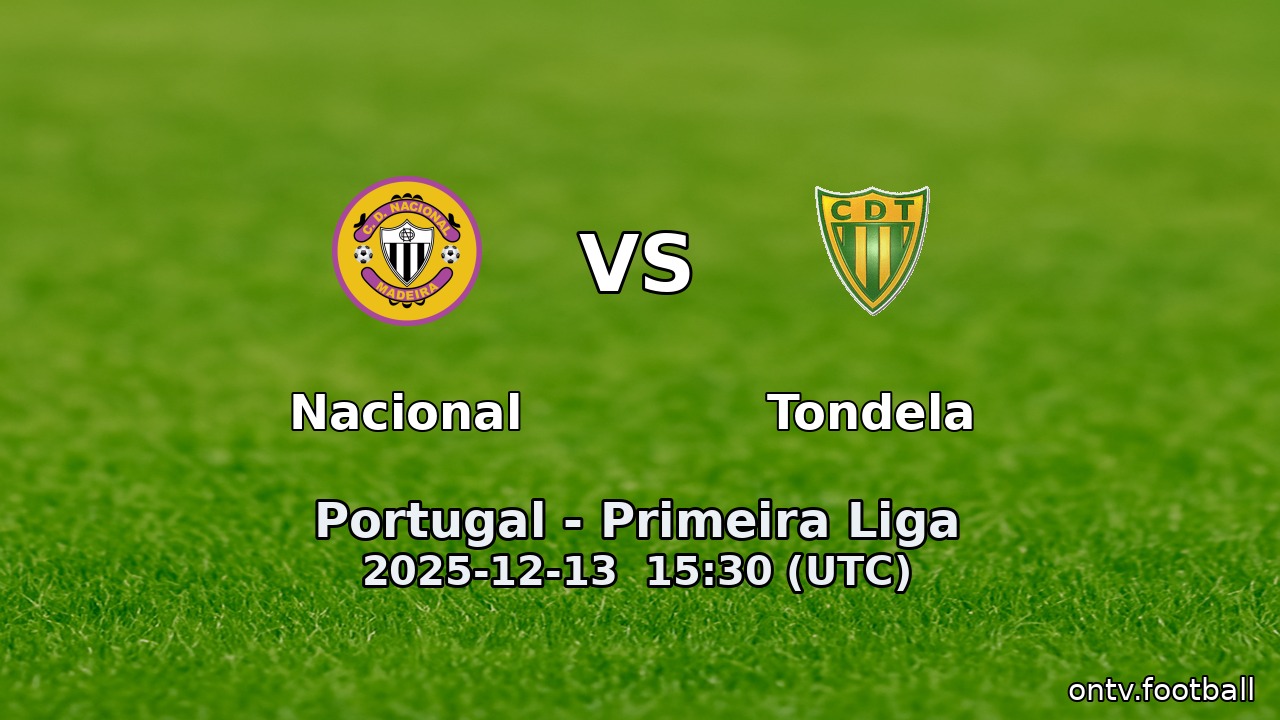 Nacional vs Tondela