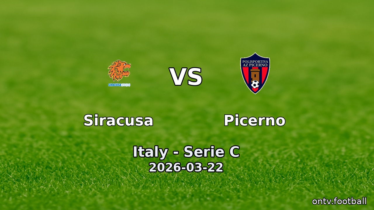 Siracusa vs Picerno