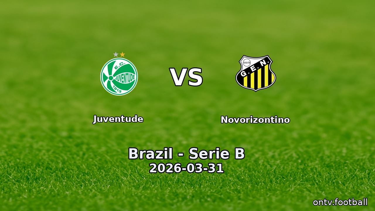 Juventude vs Novorizontino