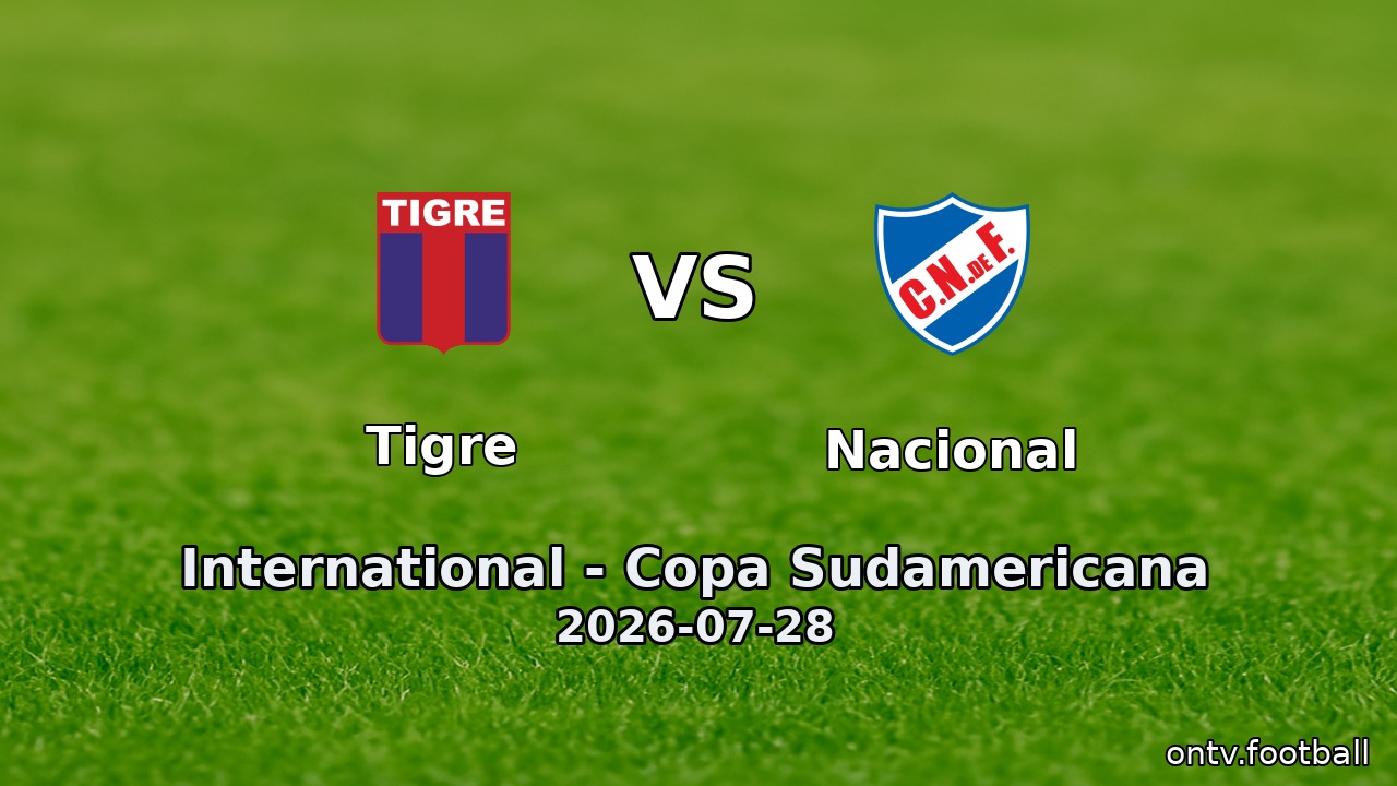 Tigre vs Nacional