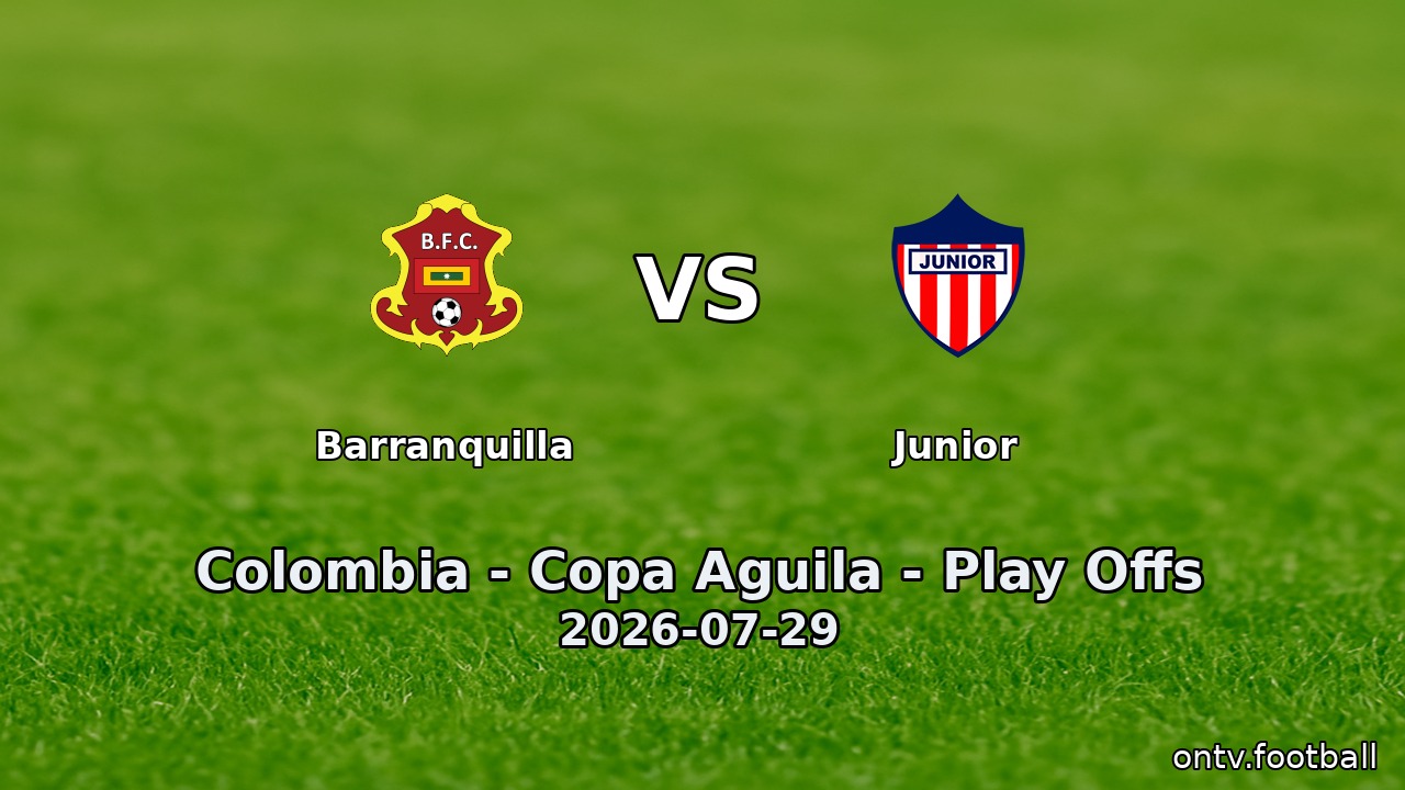 Barranquilla vs Junior
