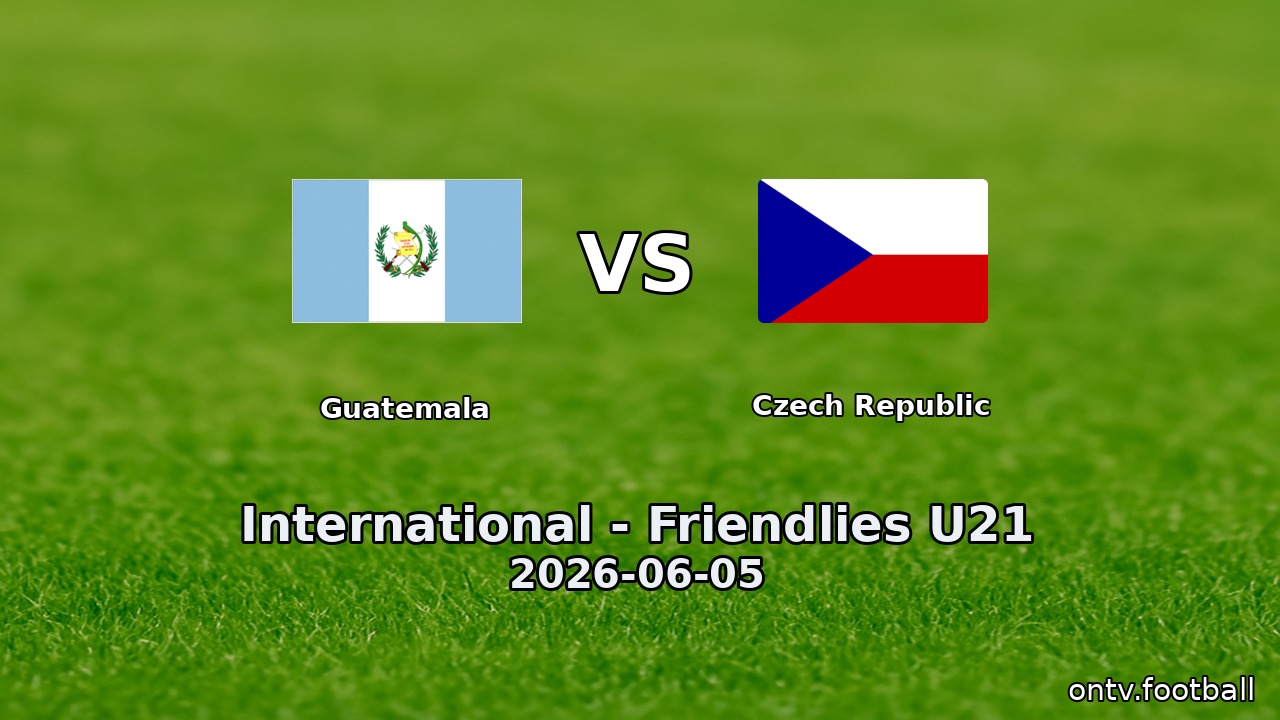 Guatemala vs Czech Republic