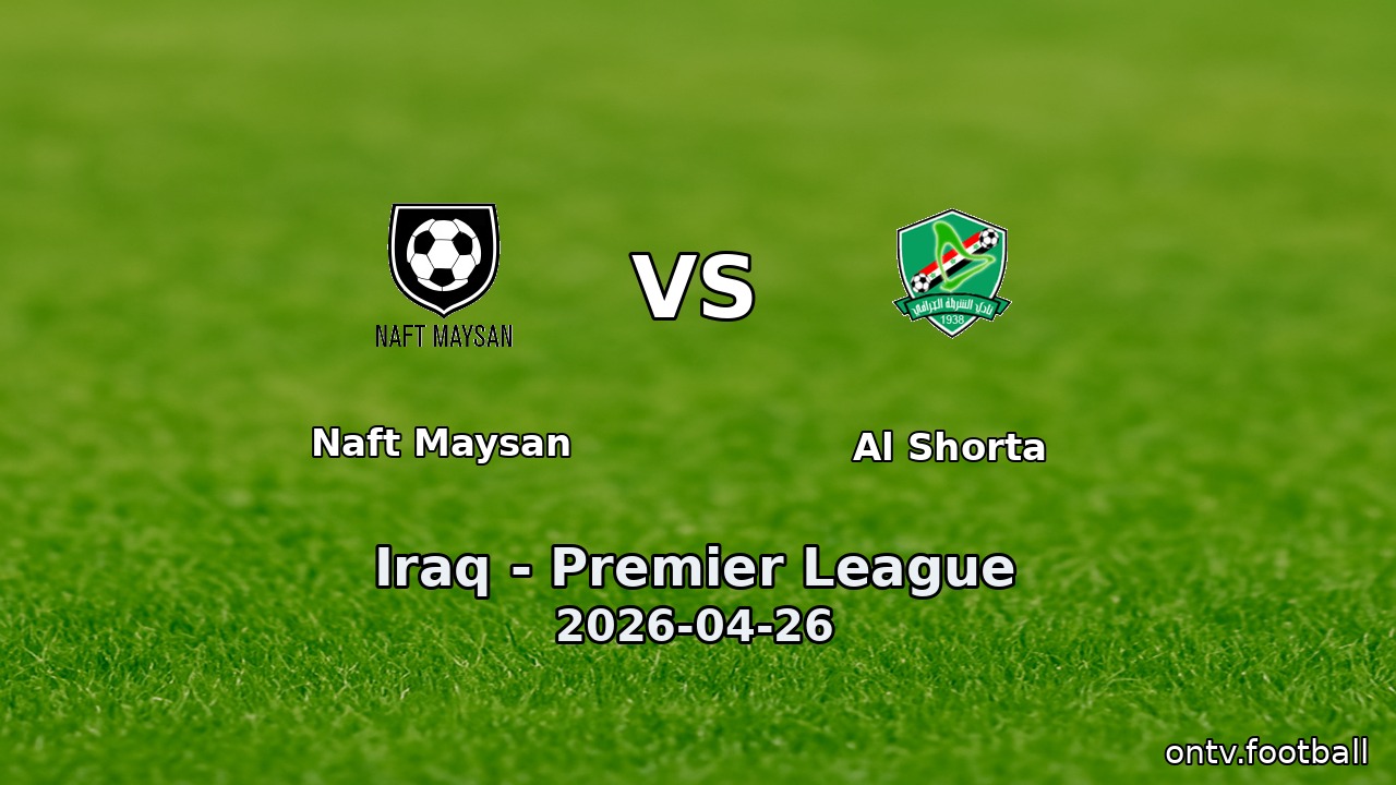 Naft Maysan vs Al Shorta