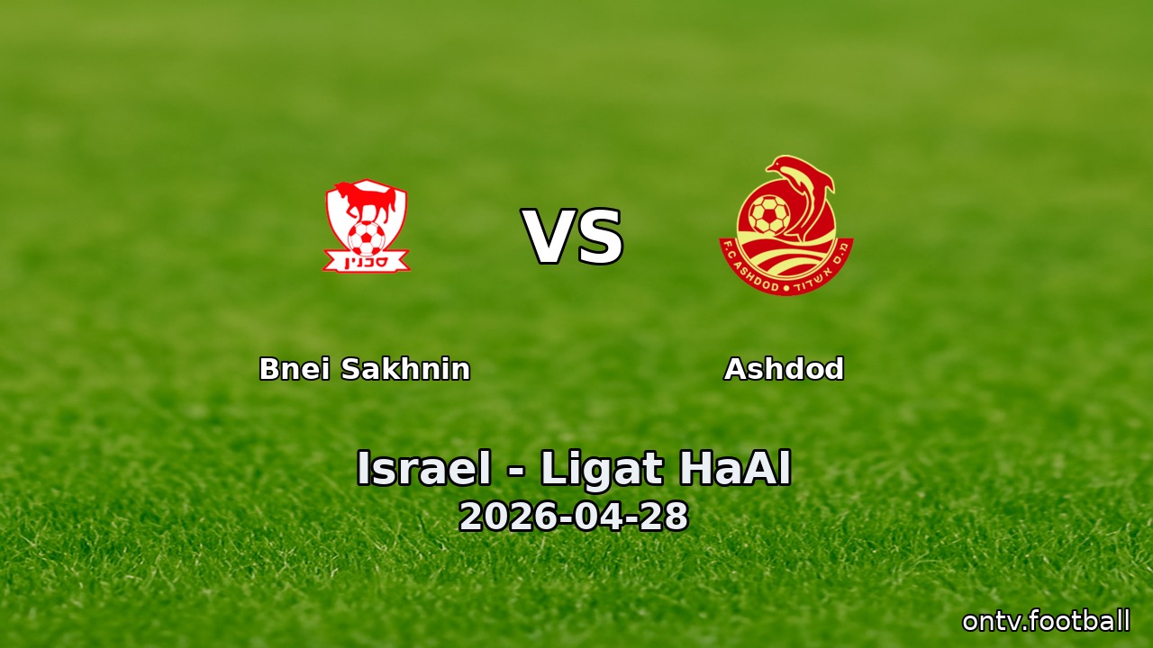 Bnei Sakhnin vs Ashdod
