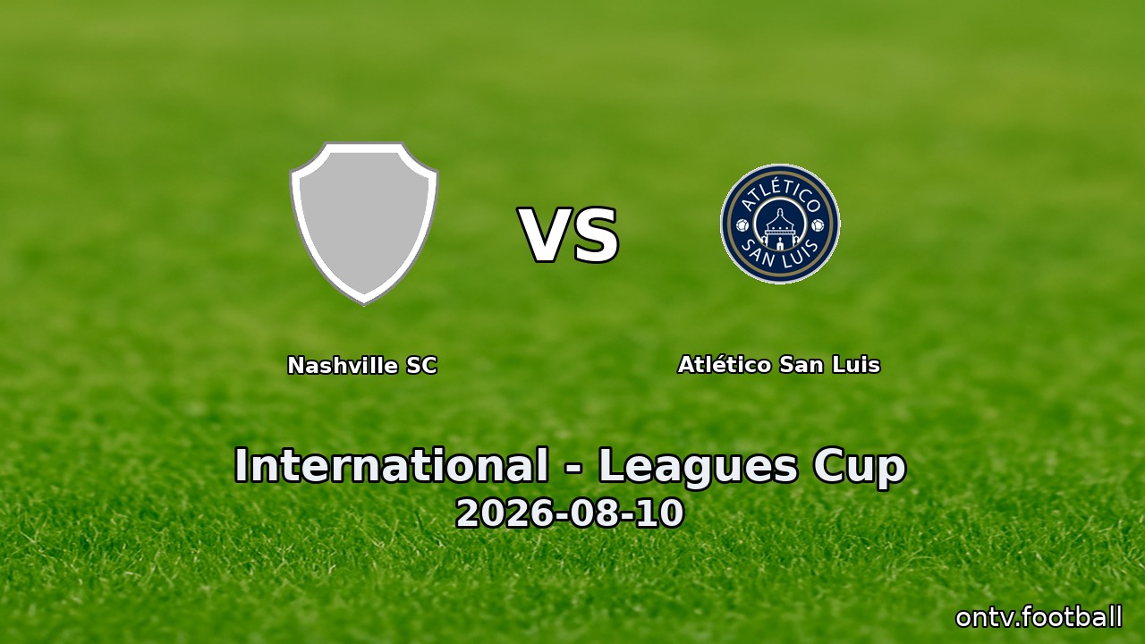 Nashville SC vs Atlético San Luis