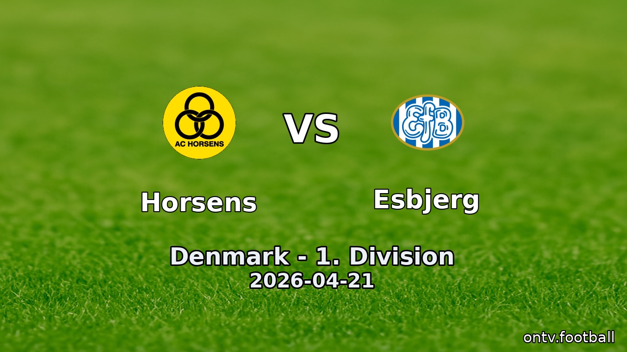 Horsens vs Esbjerg