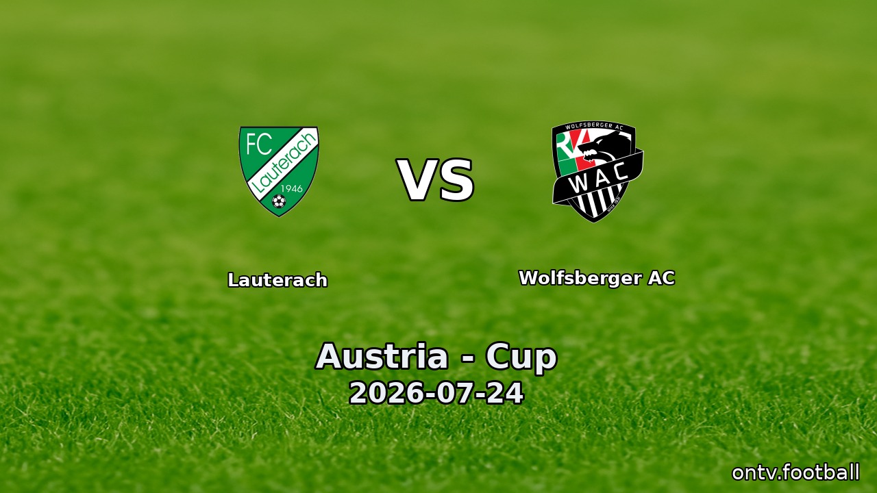Lauterach vs Wolfsberger AC