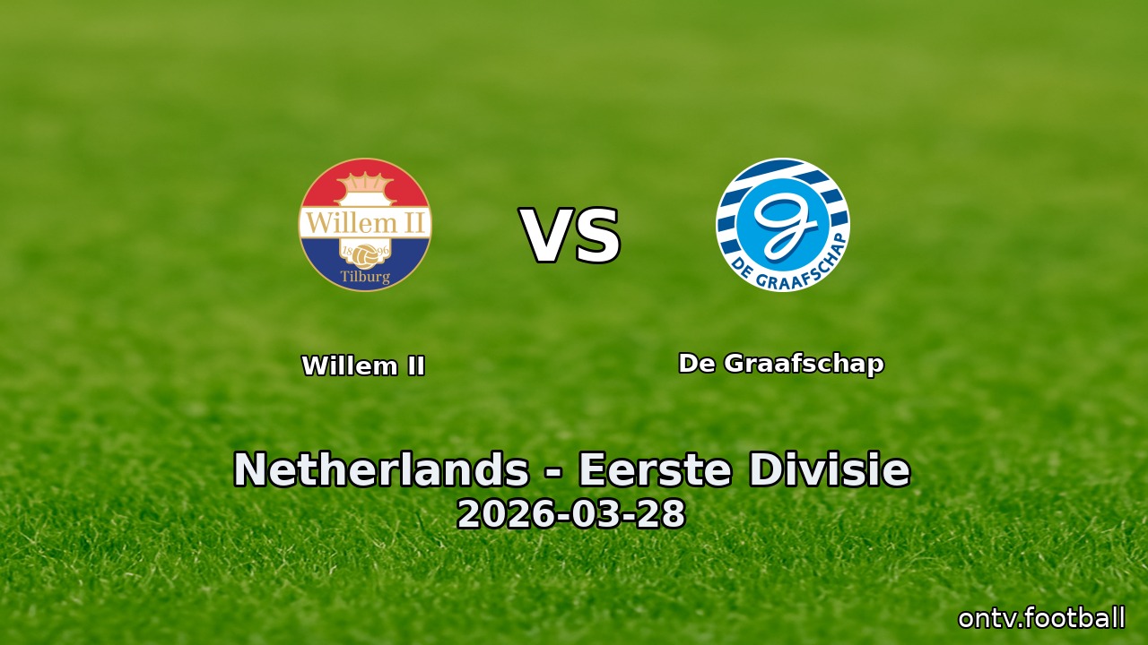 Willem II vs De Graafschap