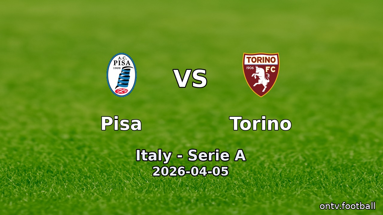 Pisa vs Torino