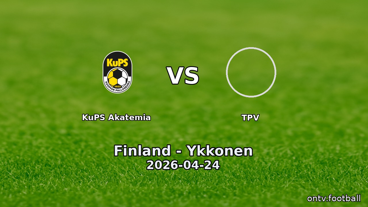KuPS Akatemia vs TPV
