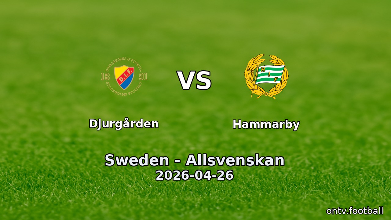 Djurgården vs Hammarby