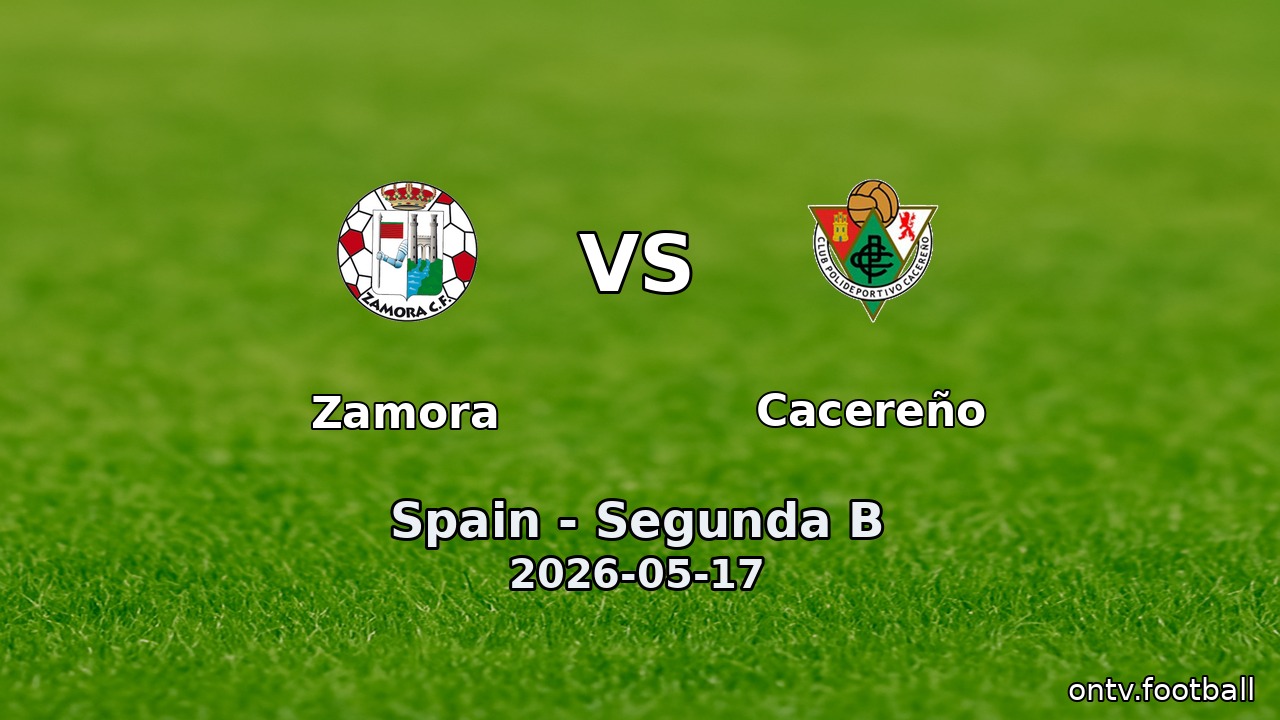 Zamora vs Cacereño