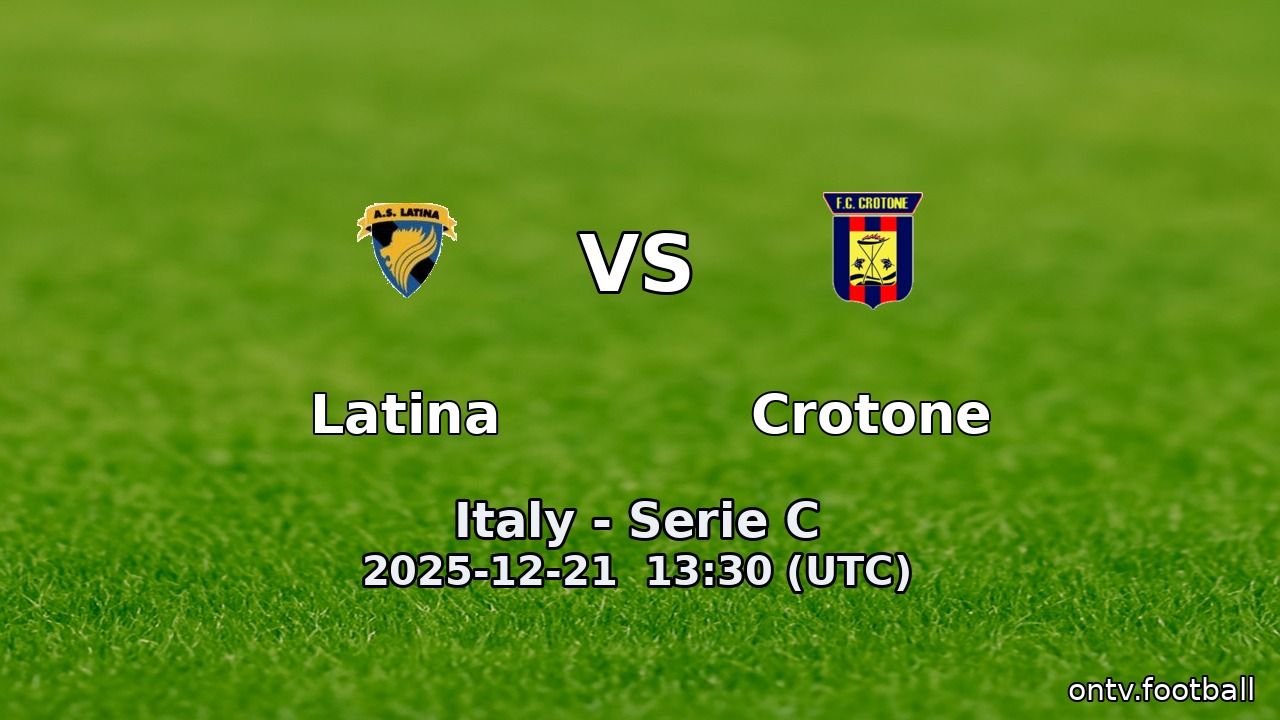 Latina vs Crotone