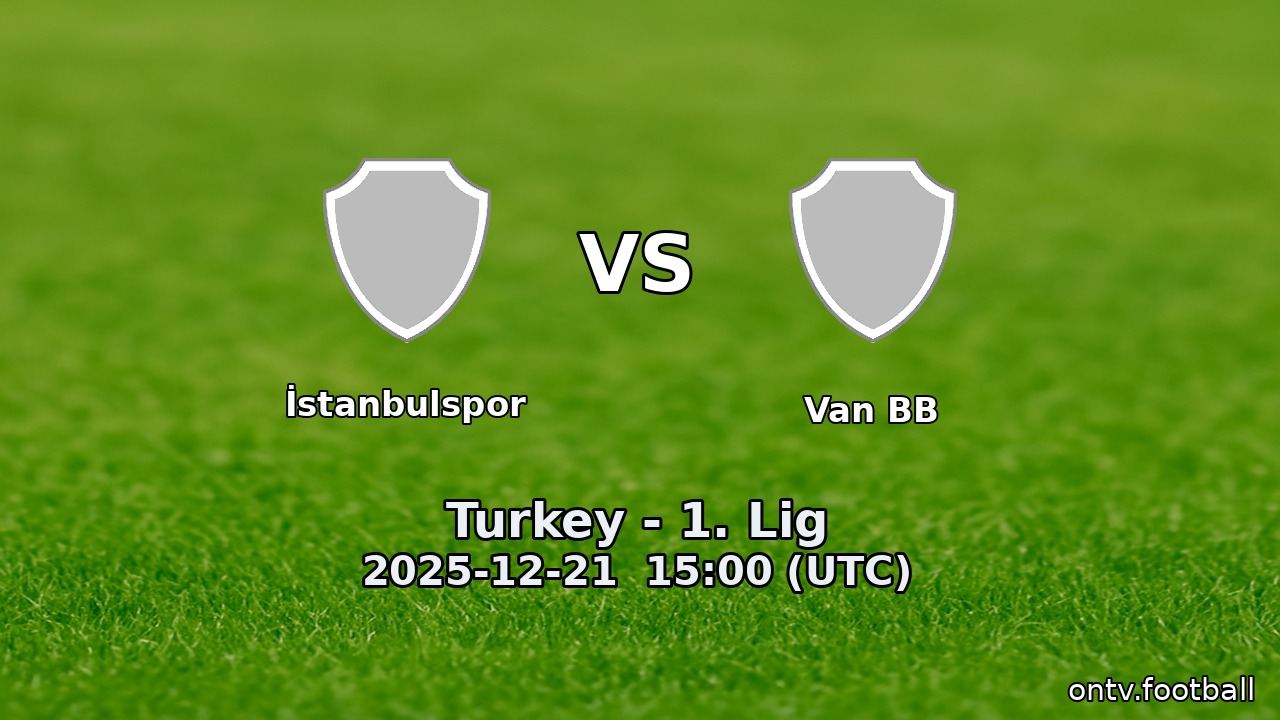İstanbulspor vs Van BB