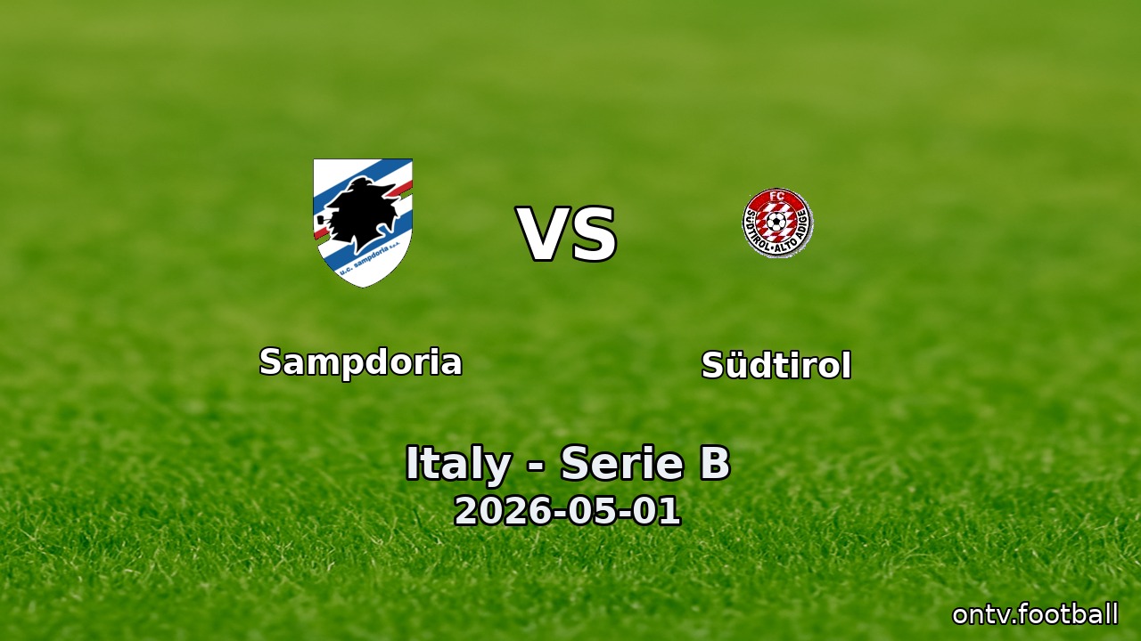 Sampdoria vs Südtirol