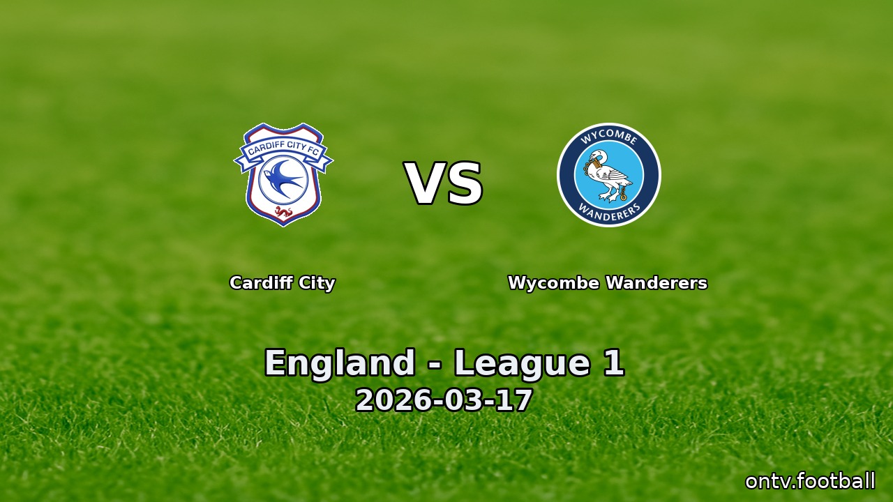 Cardiff City vs Wycombe Wanderers