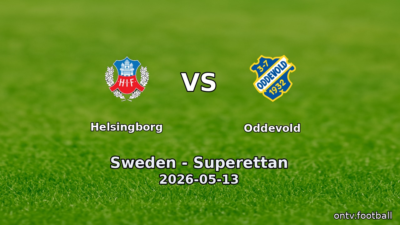 Helsingborg vs Oddevold