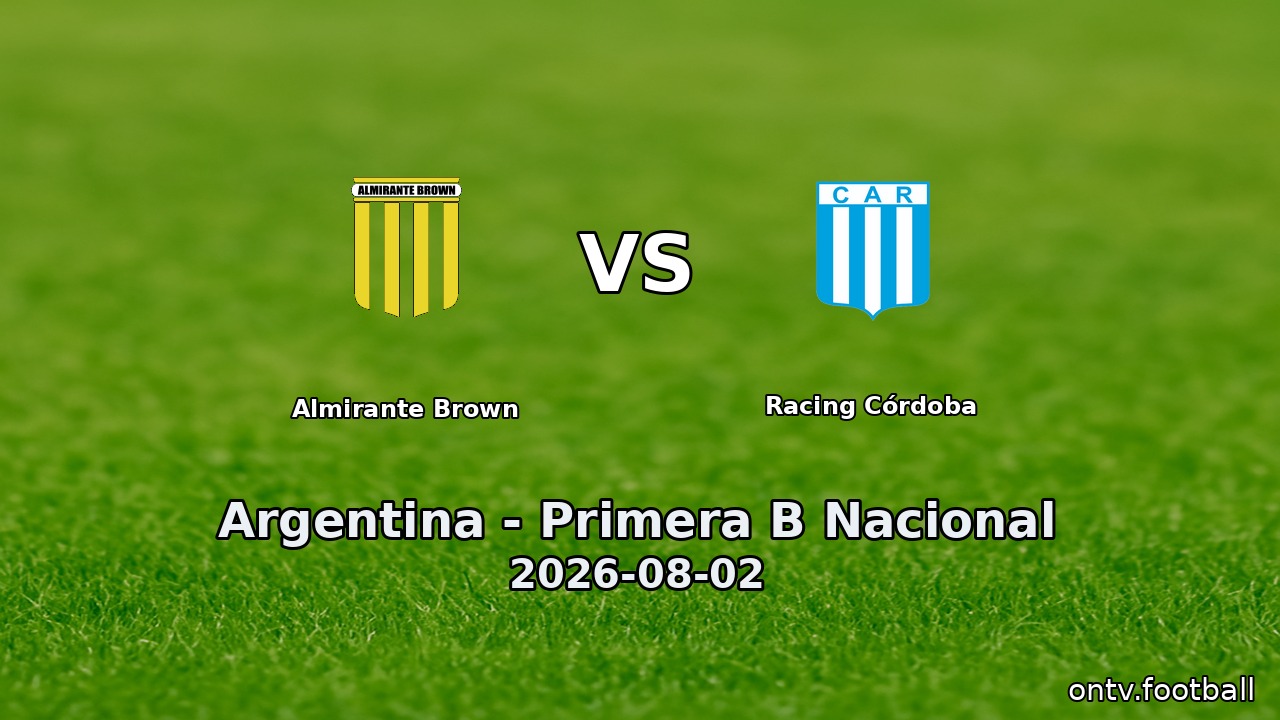 Almirante Brown vs Racing Córdoba