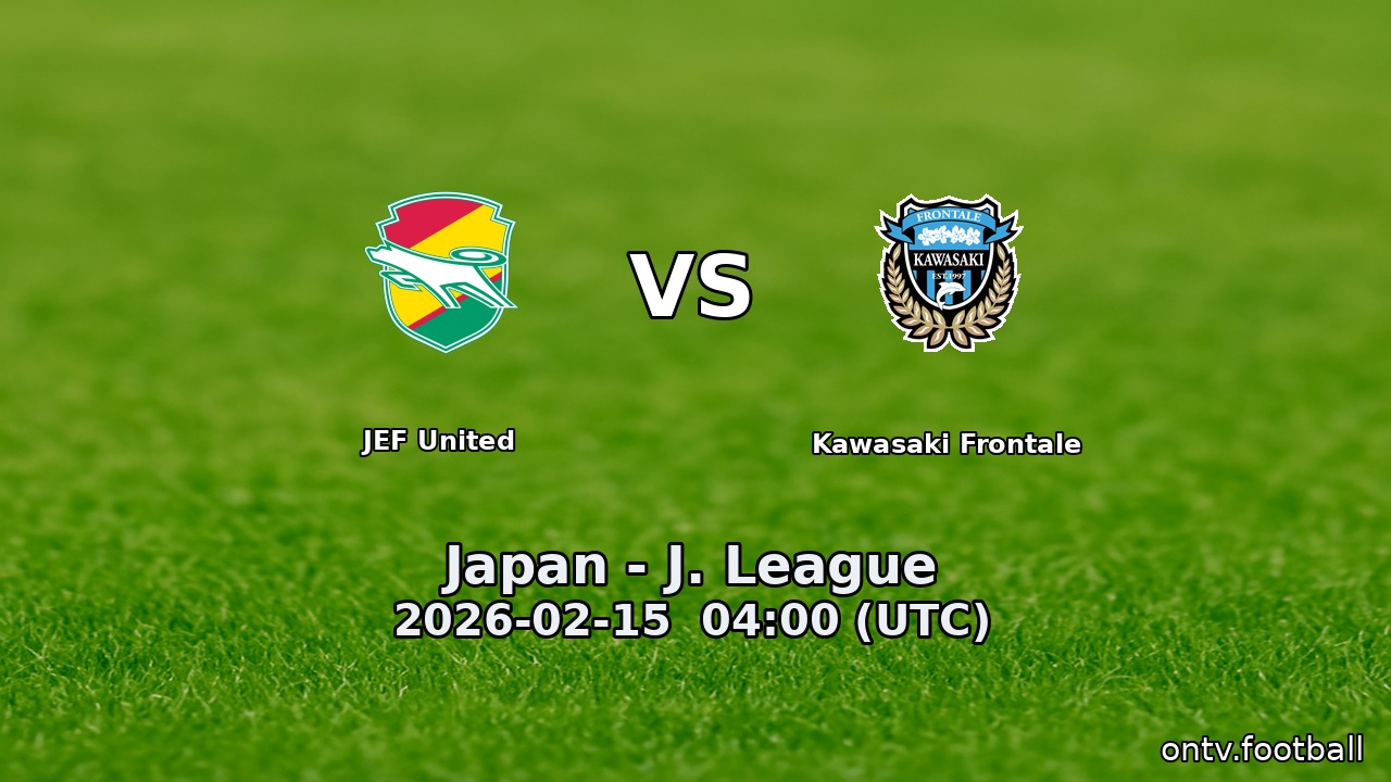 JEF United vs Kawasaki Frontale