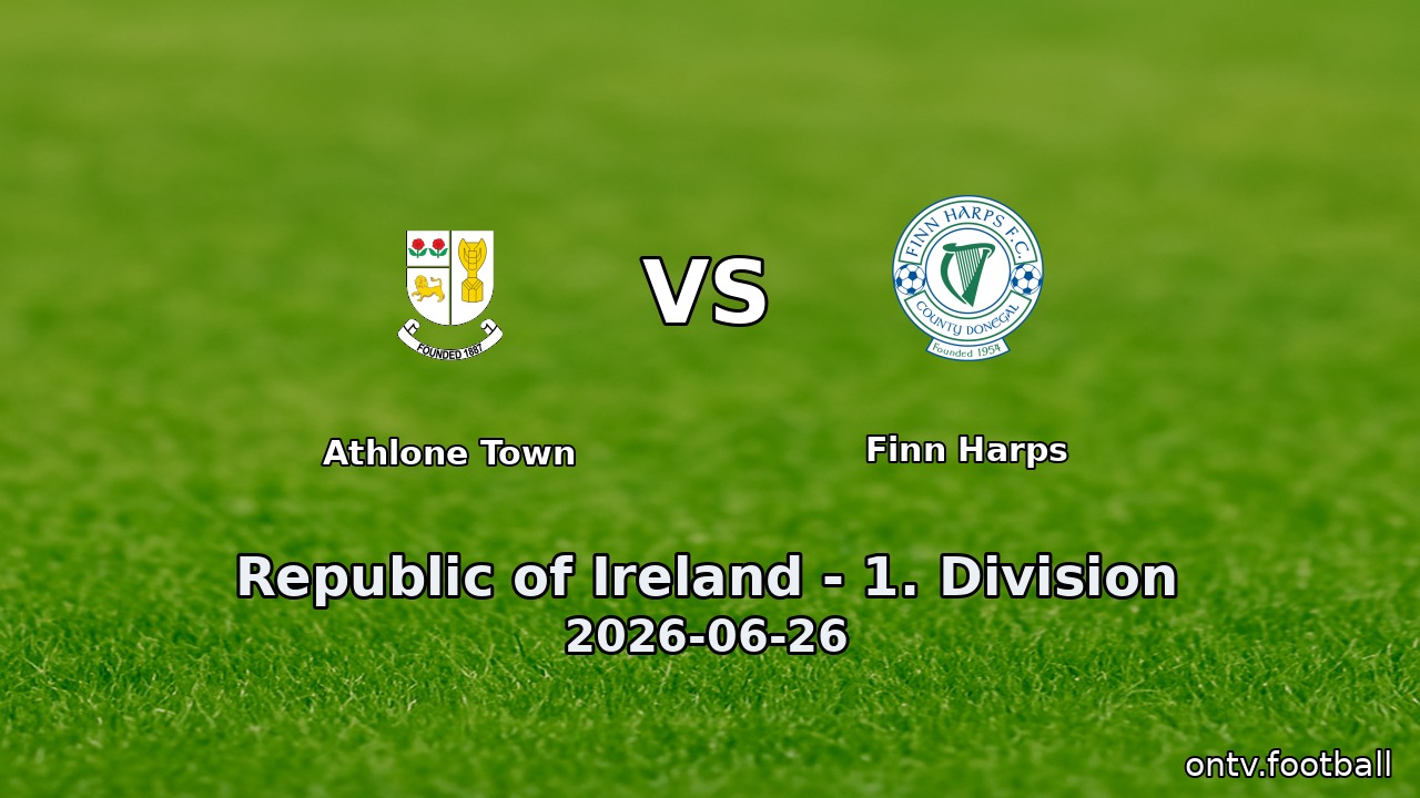 Athlone Town vs Finn Harps