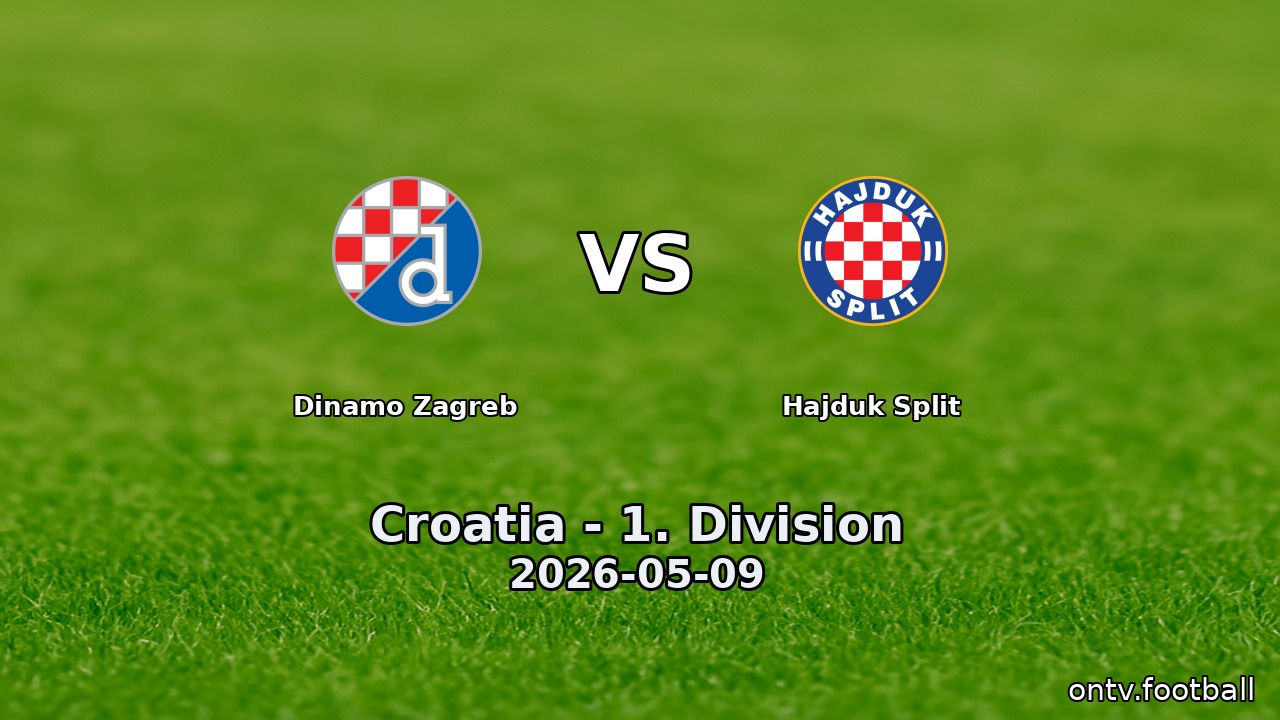 Dinamo Zagreb vs Hajduk Split