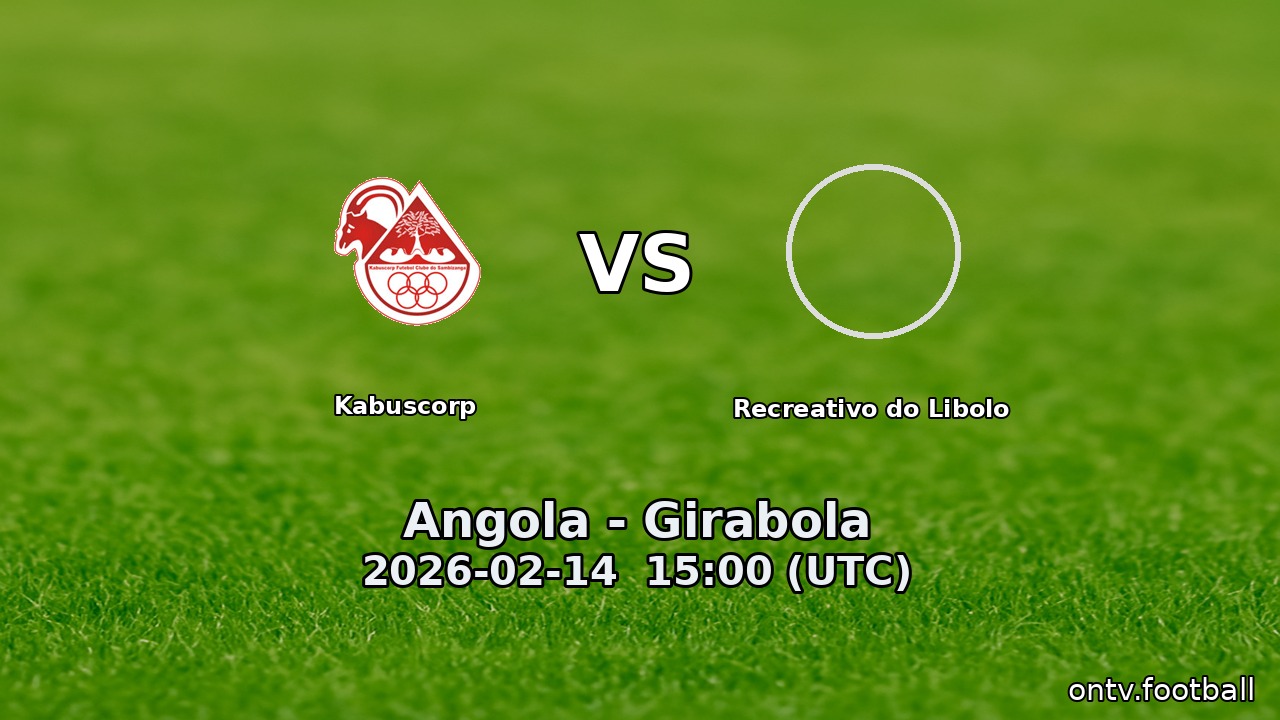 Kabuscorp vs Recreativo do Libolo