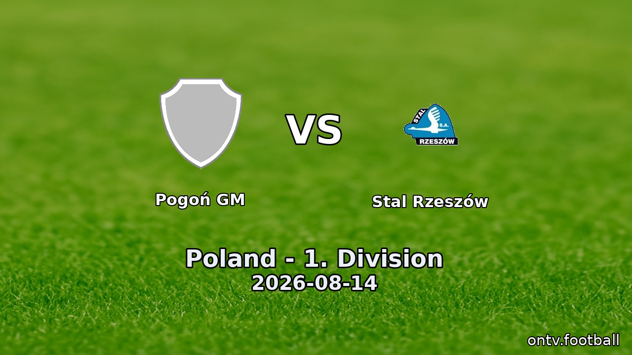 Pogoń GM vs Stal Rzeszów