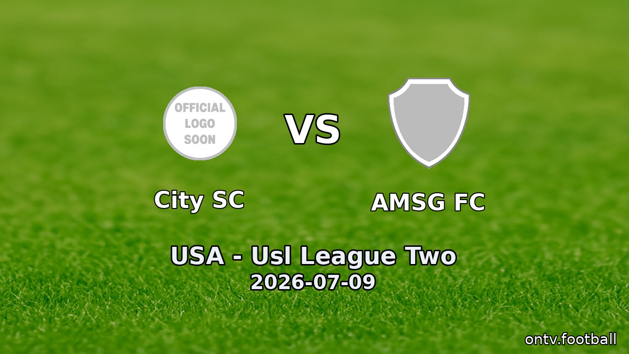 City SC vs AMSG FC