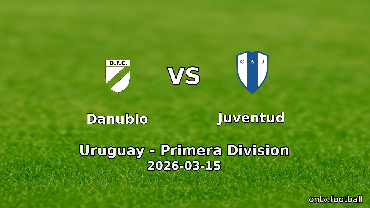 Danubio vs Juventud