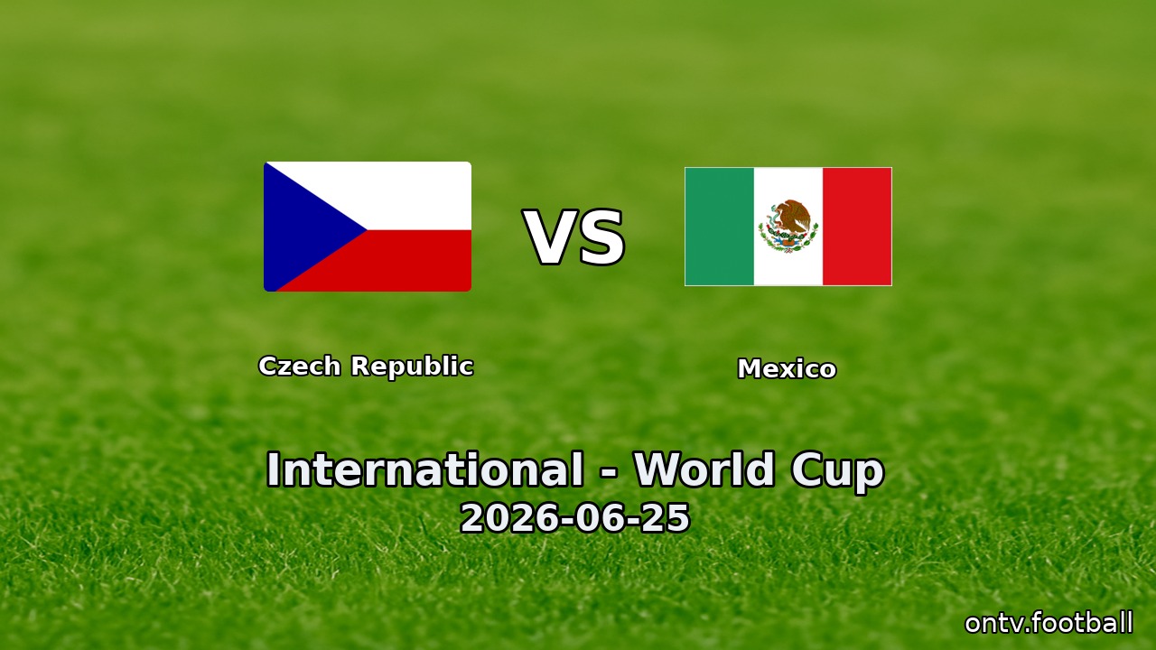 Czech Republic vs Mexico