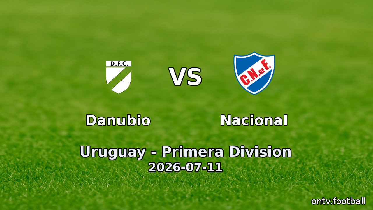 Danubio vs Nacional