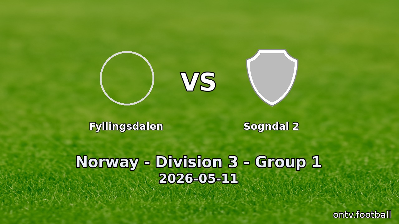 Fyllingsdalen vs Sogndal 2